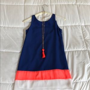 Girls Size 10 Tween Diva Dress with Necklace